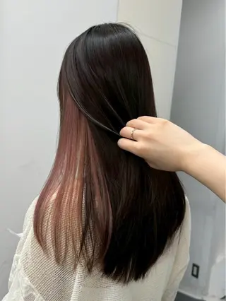 セミロング カラー ヘアアレンジ ✨️透明感カラー✨️ kaiseiのヘアスタイル
