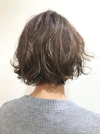 ショート パーマ レイヤー/パーマ TAKUYAのヘアスタイル