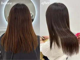 ロング カラー 【aini天王寺】 𝐚𝐢𝐫𝐢✂︎のヘアスタイル