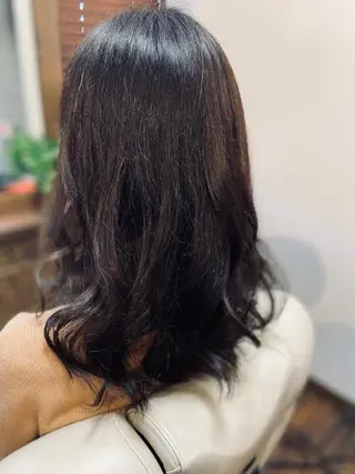 ロング カラー 勝崎 優志のヘアスタイル
