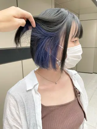 ショート カラー レイヤー/大人メンズ パーマ🌀 平島拓也のヘアスタイル