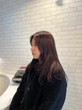 カラー 阿部 うららのヘアスタイル