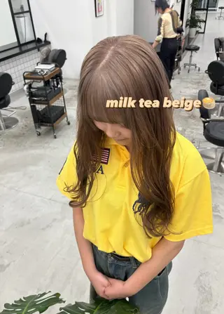 ロング カラー 🫧‪Ameri🫧 Emma ecoleのヘアスタイル