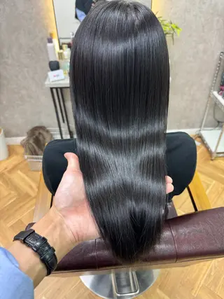 ロング カラー 1席のみの 美容室IKKIのヘアスタイル