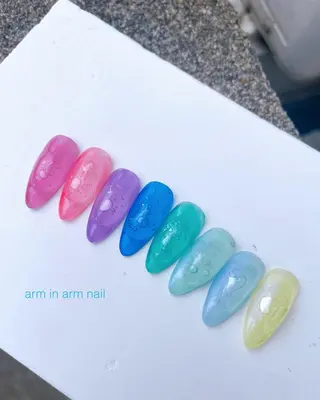 ネイル arm in arm ︎✿Yamamotoのマツエク・マツパデザイン