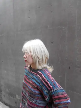 ミディアム カラー 伊藤 心良のヘアスタイル