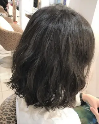 ミディアム パーマ Hair esthe HAAAT 東口店のヘアスタイル