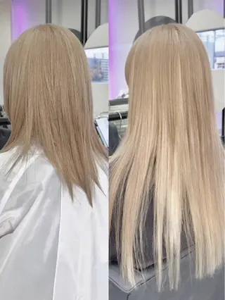 ロング 小池 風賀のヘアスタイル