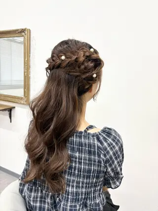 ヘアアレンジ ヘアサロン ミカヅキのヘアスタイル