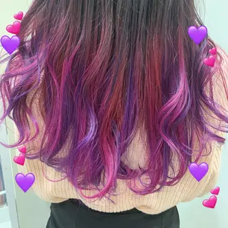 ミディアム カラー 新宿駅近♡個室 ♡関口三都季🌜のヘアスタイル