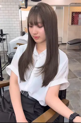 ロング 権田 能孝のヘアスタイル