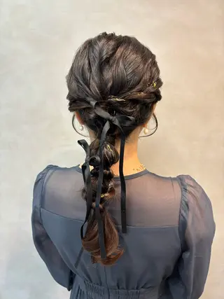 ヘアアレンジ 透明感カラー💎 アレンジ🩰Rimiのヘアスタイル