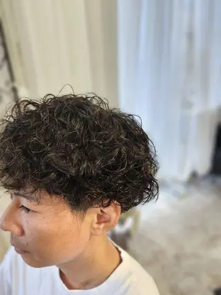 パーマ メンズ  熊野 タイソンのヘアスタイル