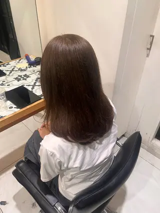 ミディアム カラー のぞみ🎀 /ブリーチ/表参道のヘアスタイル