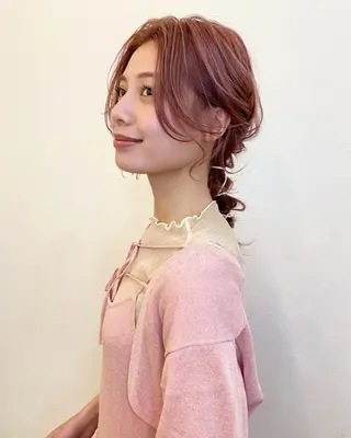 ヘアアレンジ 林 瑠夏のヘアスタイル