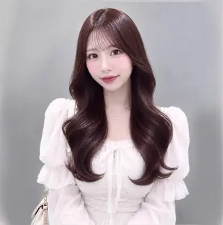 ロング カラー girly上品ヘア 🎀/ベージュikuのヘアスタイル