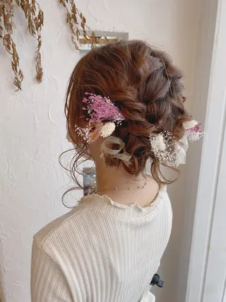 ミディアム カラー パーマ ヘアアレンジ メンズ キッズ ネイル 豊橋美容院 ソンリエのヘアスタイル