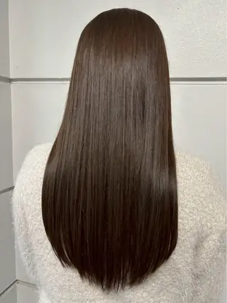 カラー 透明感カラー ここののヘアスタイル