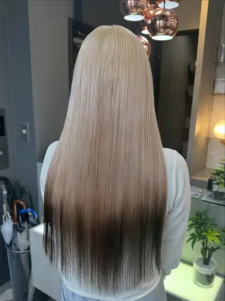 ロング カラー AYAKASA 暖色カラー/レイヤーのヘアスタイル