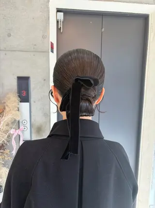 ヘアアレンジ レイヤーカット/ 髪質改善💘Ainaのヘアスタイル
