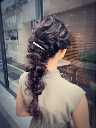 ロング ヘアアレンジ 美髪矯正✖️似合わせ 🌻ヒトミのヘアスタイル