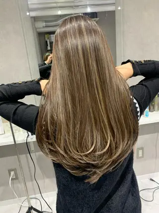 ロング カラー 心斎橋なんば 大野竜輝のヘアスタイル