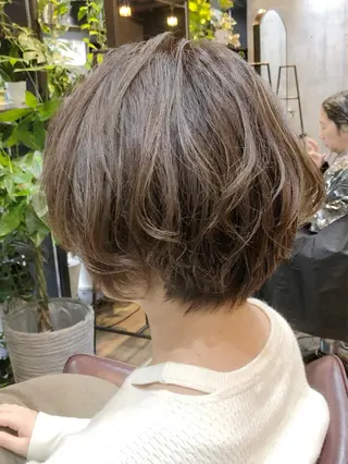 ショート カラー 増山 大起のヘアスタイル