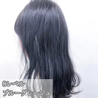 ミディアム カラー ヘアアレンジ 🪞official THREE 横浜🎀のヘアスタイル