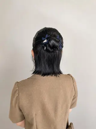 ヘアアレンジ メンズモテパーマ💙 fuwaのヘアスタイル