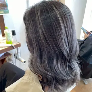 セミロング カラー 縮毛矯正/ワンカラー モデル募集🫧田村のヘアスタイル