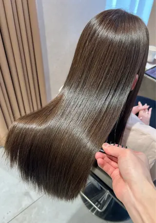 セミロング 横浜縮毛矯正 ☆渋谷良太のヘアスタイル