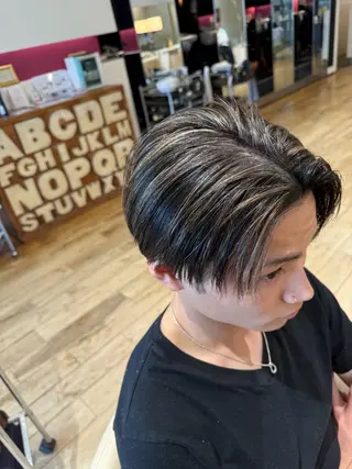 カラー 福田 凱大のヘアスタイル