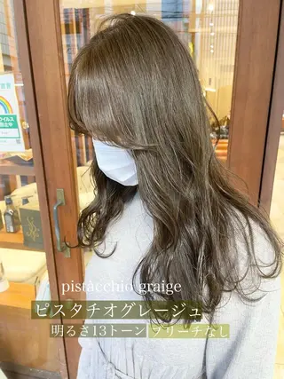 ロング カラー 清水 ちひろ ✄トップスタイリストのヘアスタイル