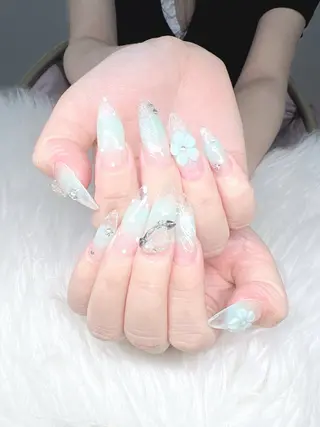 ネイル Lee Nails チップ長さだし専門店のネイルデザイン