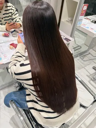 ロング カラー 村泉 心のヘアスタイル