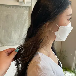 ロング カラー 北川 智海のヘアスタイル