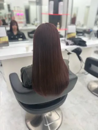 ロング カラー 🥂上品ワンホンヘア 🥂nozomiのヘアスタイル