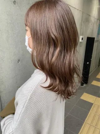 ミディアム 縮毛矯正/レイヤー taiga🧡のヘアスタイル