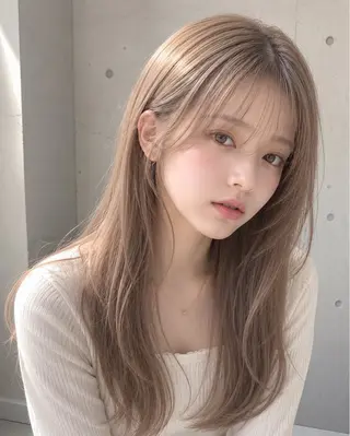 ロング aina 🩵のヘアスタイル