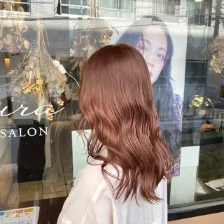 セミロング カラー 高槻No.1🇰🇷 韓国ヘア 橋口陽太のヘアスタイル