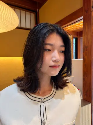 ミディアム ゆるふわガーリーst yle🩰yuukaのヘアスタイル
