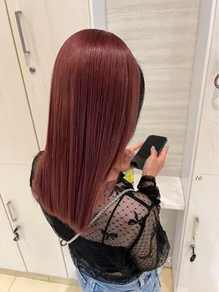 セミロング カラー GRANDEUR natsukiのヘアスタイル