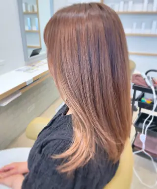 ロング カラー ルクール上越店 黒石 智加子のヘアスタイル