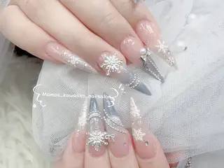 ネイル MoMoA Nail ネイル長さ出し専門店のネイルデザイン