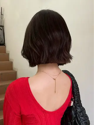 ミディアム カラー 渋谷、原宿ハイトーン /あすかのヘアスタイル