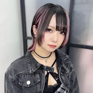 ミディアム カラー Ren. 🦋デザインカラーのヘアスタイル
