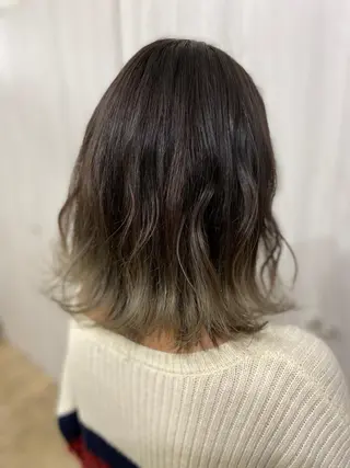ミディアム カラー 松井 敬太郎のヘアスタイル