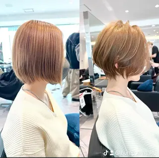 ショート カラー 表参道/ショート特化 /似合わせ/荒砂のヘアスタイル