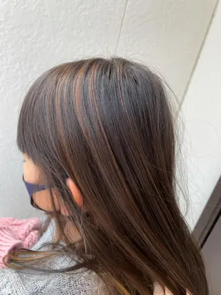 カラー キッズ miho 🌼🌼🌼のヘアスタイル