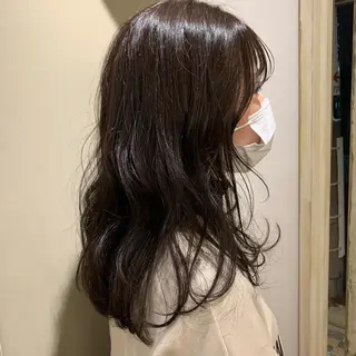 ロング カラー 韓国スタイル🇰🇷 annaのヘアスタイル